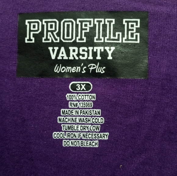 NCAA Kansas State Wildcats Women's Short Sleeve Purple 3XL T Shirt New with Tag - Picture 3 of 5